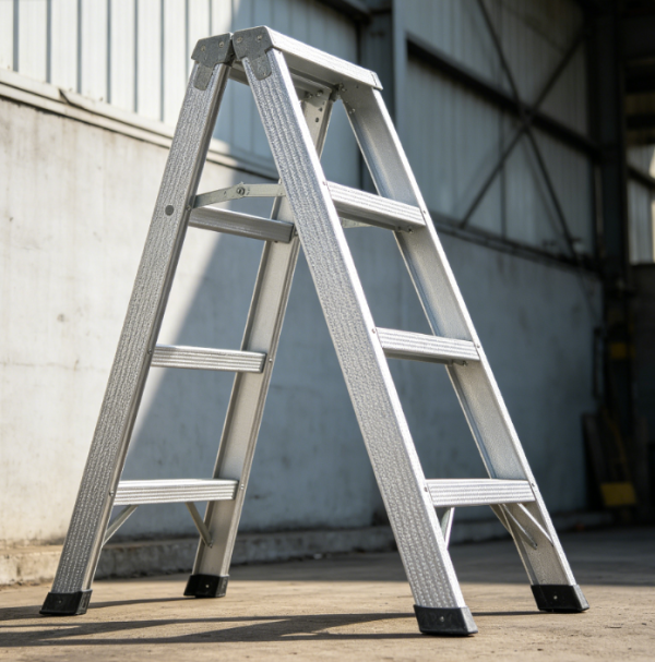 Non-slip Fiberglass Folding Ladder for Factories